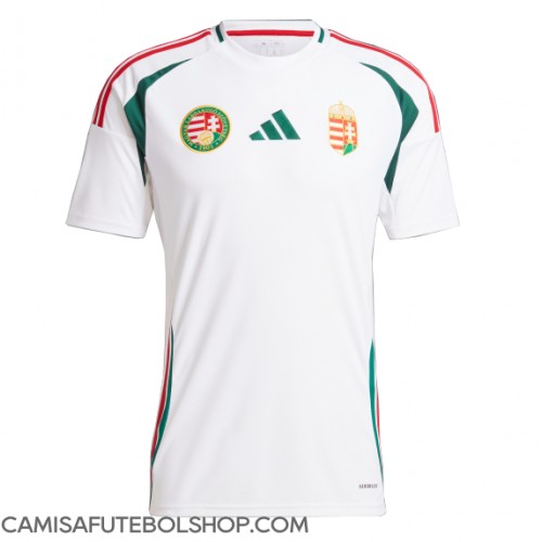 Camisa de time de futebol Hungria Replicas 2º Equipamento Europeu 2024 Manga Curta